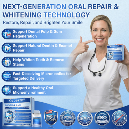 Ceoerty® Tooth & Gum Repair Fast-Dissolving Microneedle Patch🌟