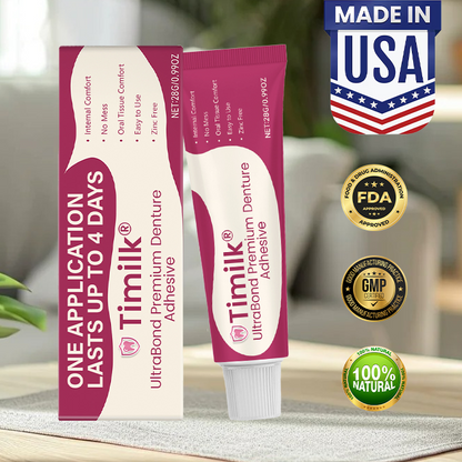 Timilk® UltraBond Premium Denture Adhesive 🌟