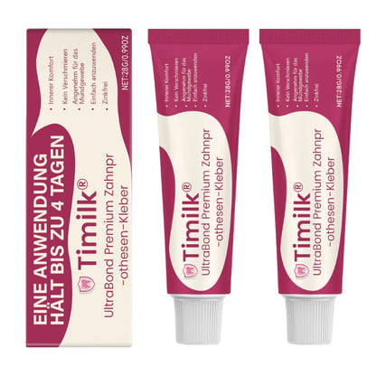 Timilk® UltraBond Premium Denture Adhesive 🌟