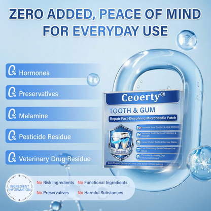 Ceoerty® Tooth & Gum Repair Fast-Dissolving Microneedle Patch🌟