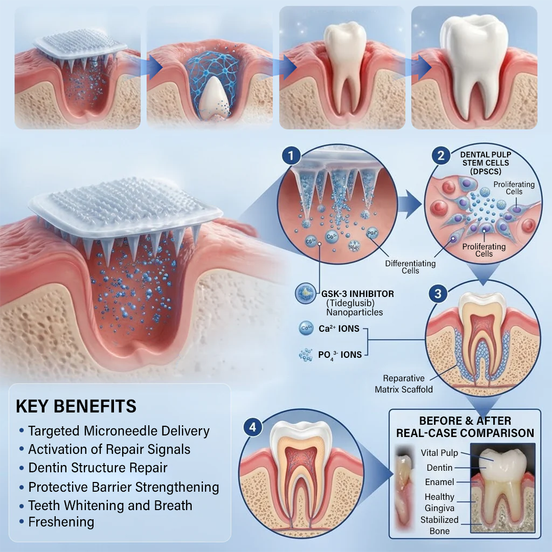 Ceoerty® Tooth & Gum Repair Fast-Dissolving Microneedle Patch🌟