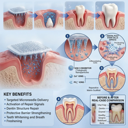 Ceoerty® Tooth & Gum Repair Fast-Dissolving Microneedle Patch🌟