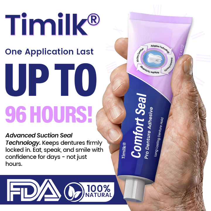 🔥 LIMITED SPECIAL OFFER 🔥 Timilk® Comfort Seal Pro Denture Adhesive🌟