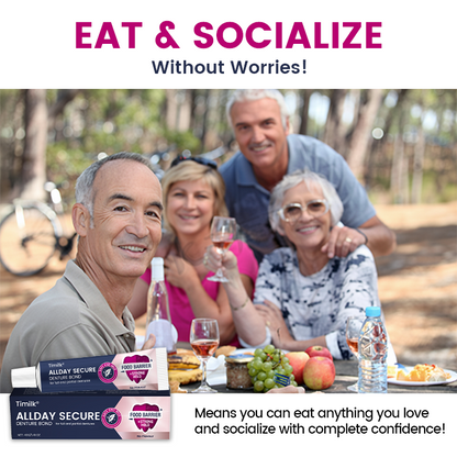 Timilk® AllDay Secure Denture Bond 🌟