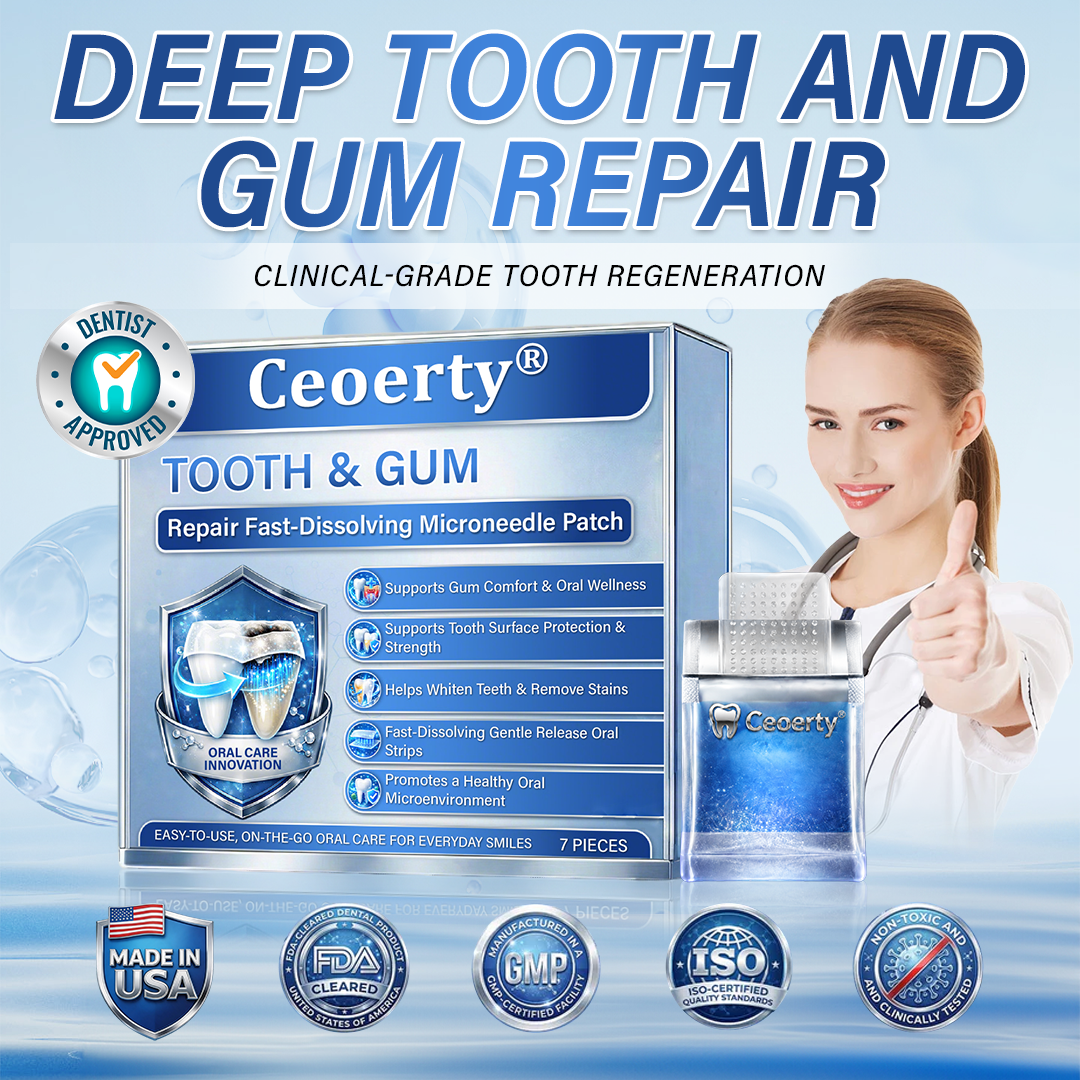 Ceoerty® Tooth & Gum Repair Fast-Dissolving Microneedle Patch🌟